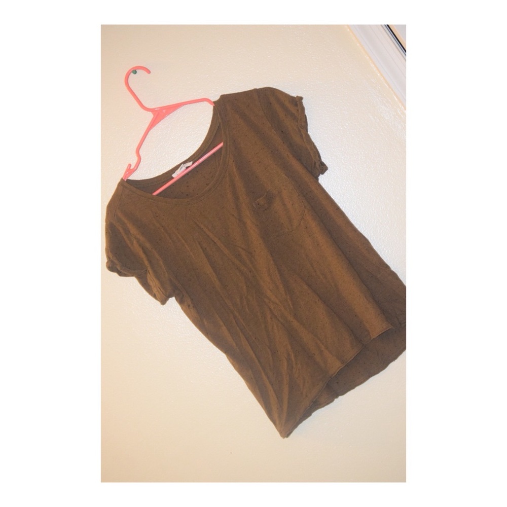 Green Pocket Shirt With Black Speckles